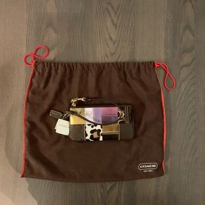 Authentic Coach multicolored wallet. Never used.